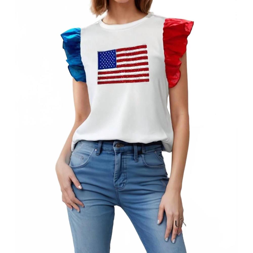 NEW EVERLYNN shining tee in white